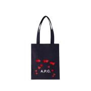 A.P.C. Tote Bags Blue, Dam