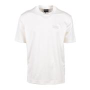 Emporio Armani Bomull T-shirt White, Herr