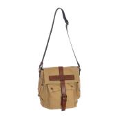 U.S. Polo Assn. Mäns Syntetisk Bandolier Väska Beige, Herr