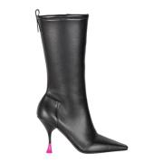 3JUIN Heeled Boots Black, Dam