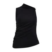 Courrèges Asymmetrisk topp Black, Dam