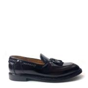 GREEN GEORGE Handgjord Svart Kalvskinn Loafer Black, Herr