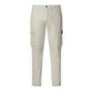 ECOALF Cargo Ethical Trousers Beige, Herr