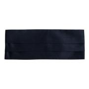 CORSINELABEDOLI Silk Smoking Band Fascia Set Blue, Herr