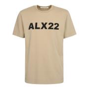 1017 ALYX 9SM Logotryckt-t-shirt Beige, Herr