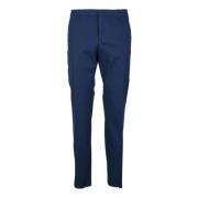 Dondup Spiritissimo Bomull Elastan Byxor Dragkedja Fickor Blue, Herr