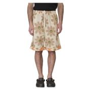 BARROW Shorts med blommigt tryck Multicolor, Herr