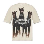 REPRESENT Thoroughbred T-shirt Beige, Herr