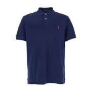 Polo Ralph Lauren Blå Polo Tröja med Pony Detalj Blue, Herr