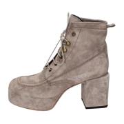 MOMA Ankelboots i mocka Gray, Dam