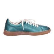 MOMA Vintage Lädersneakers Green, Dam