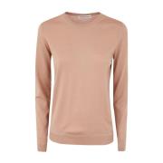 GOES BOTANICAL Round-neck Knitwear Beige, Dam