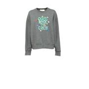 Beatrice .b Tryckta Sweatshirts och Hoodies Gray, Dam