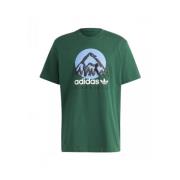 Adidas Originals Mountain Tee i Grön Bomull Green, Herr