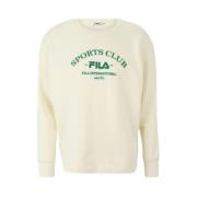 Fila Bomullsblandning crewneck sweatshirt White, Herr