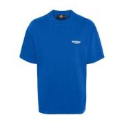 REPRESENT Blå Logo Print Jersey T-shirt Blue, Herr