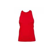 Molly Bracken Räfflad tanktop pullover stil Red, Dam