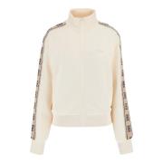 Guess Britney Full Zip Sweatshirt Beige, Dam