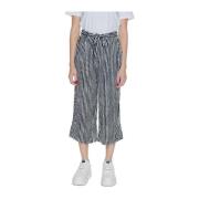 ONLY Geometriskt Mönster Culottes Avslappnad Passform Black, Dam