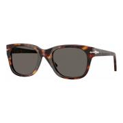 Persol Solglasögon med Fyrkantig Ram - Havana Brown, Unisex