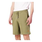 U.S. Polo Assn. Gröna Bomullssnörade Shorts Green, Herr