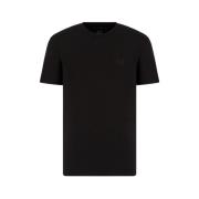 Armani Exchange Kortärmad Bomull Basic T-shirt Black, Herr