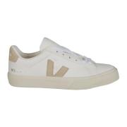 Veja Almond Läder Baffo Campo White, Dam