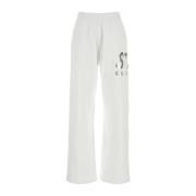 Golden Goose Vita bomulls joggers för män White, Dam