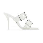 Alexander McQueen Höga klack sandaler White, Dam