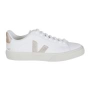 Veja Vit Platino Läder Sneakers White, Dam