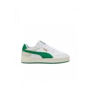 PUMA Perforerade Lädersneakers White, Herr