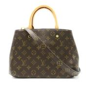 Louis Vuitton Vintage Pre-owned Canvas louis-vuitton-vskor Brown, Dam