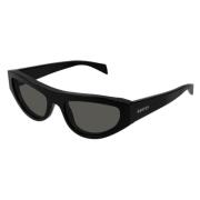 Gucci Modiga Cat Eye Solglasögon i Svart Black, Unisex