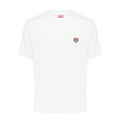 Kenzo Glad Tiger Broderad T-shirt White, Herr