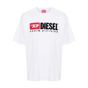 Diesel Stiliga Denim Jeans för Män White, Herr