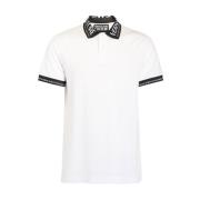 Versace Jeans Couture Vit Logopolo Tröja White, Herr