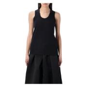 Comme des Garçons Poly Tank Top Black, Dam