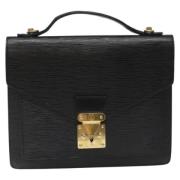 Louis Vuitton Vintage Pre-owned Laeder handvskor Black, Dam