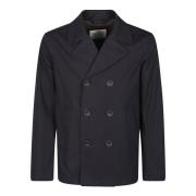 Herno Klassisk Peacoat för Män Blue, Herr