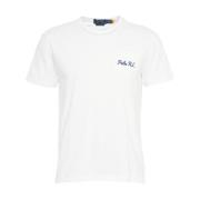 Polo Ralph Lauren Vit Polotröja Stiligt Logobroderi White, Herr