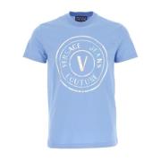 Versace Jeans Couture Stiliga T-shirts och Polos Blue, Herr