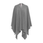 MVM Lyxig Grå Kashmir Cape Aw24 Gray, Dam