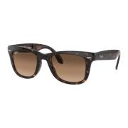 Ray-Ban Hopfällbara Wayfarer solglasögon i Havana/Grön Brown, Unisex