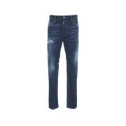 Dsquared2 Blå Slim Fit Distressed Jeans Blue, Herr