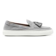 Fratelli Rossetti Läder Tassel Loafers, Tillverkad i Italien Gray, Her...