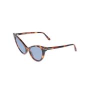 Tom Ford Stiliga solglasögon med unik design Brown, Unisex