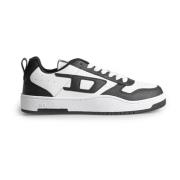 Diesel Vita Läder Låga Sneakers Black, Herr