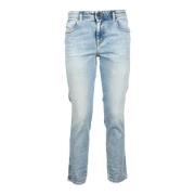 Diesel Stiliga Jeans med 99% Bomull Blue, Dam