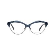 Emilio Pucci Grå Cat Eye Optiska Ramar Gray, Dam