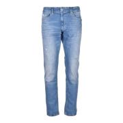 Calvin Klein Jeans Klassiska Denim Jeans Blue, Herr